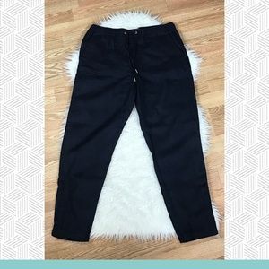H&M L.O.G.G. - Blue Linen Drawstring Pants